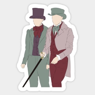 Emily and Sue - Dickinson Sticker